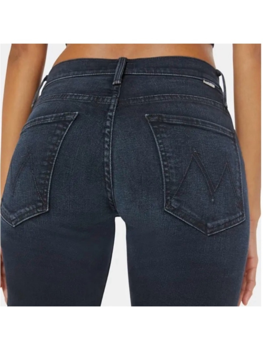 MOTHER The Mid Rise Rider Ankle Jeans - Picture 2 of 14